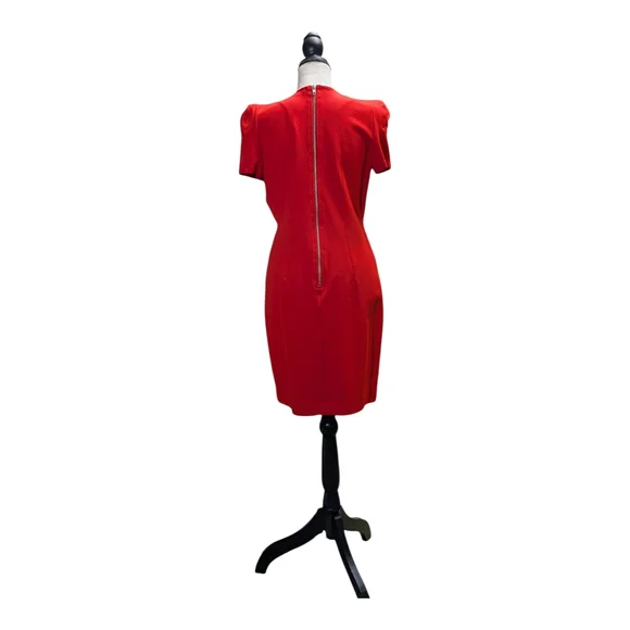 NWT French Connection Vibrant Red Dress - Picture 2 of 10